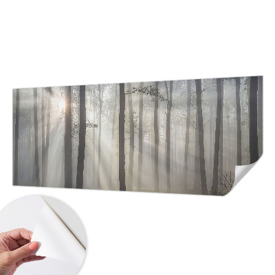 Fototapeta samoprzylepna do sypialni z motywem eterycznego lasu