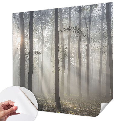 Fototapeta samoprzylepna do sypialni z motywem eterycznego lasu