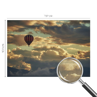 Fototapeta samoprzylepna z nadrukiem z motywem balonu w chmurach