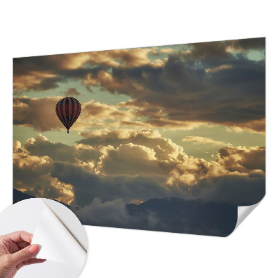 Fototapeta samoprzylepna z nadrukiem z motywem balonu w chmurach