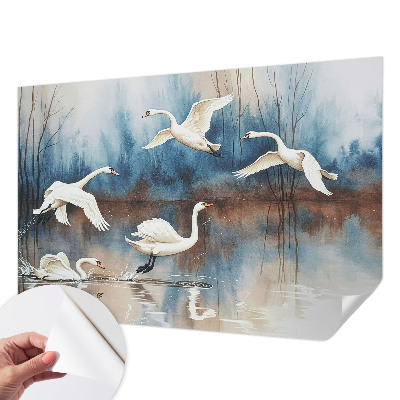 Nowoczesna fototapeta do salonu Ptaki w locie