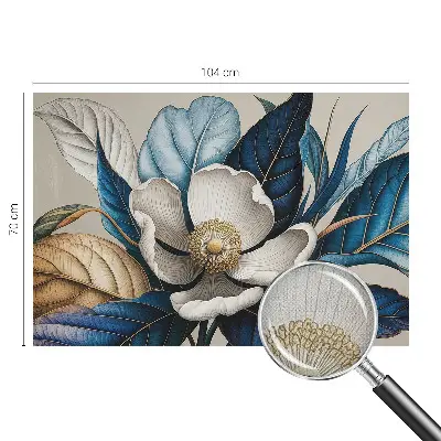 Tapeta fotograficzna z eleganckim motywem florystycznym