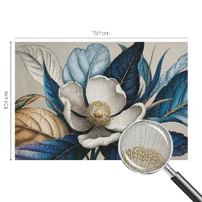 Tapeta fotograficzna z eleganckim motywem florystycznym
