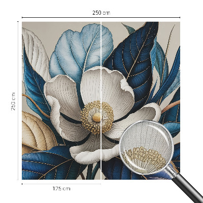 Tapeta fotograficzna z eleganckim motywem florystycznym