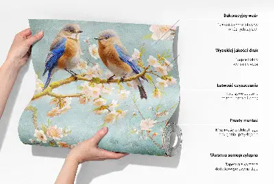 Tapeta fotograficzna z eleganckim motywem florystycznym