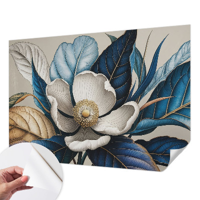 Tapeta fotograficzna z eleganckim motywem florystycznym