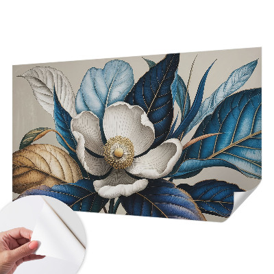 Tapeta fotograficzna z eleganckim motywem florystycznym