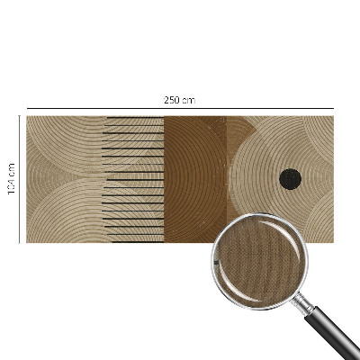 Nowoczesna fototapeta do salonu z motywem geometrycznym 