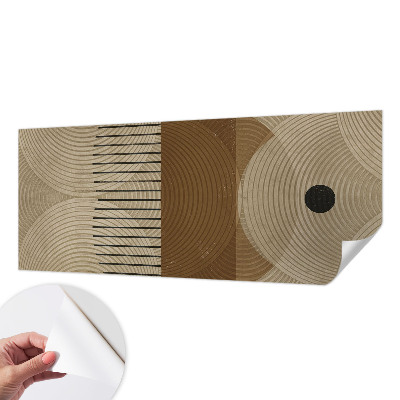 Nowoczesna fototapeta do salonu z motywem geometrycznym 