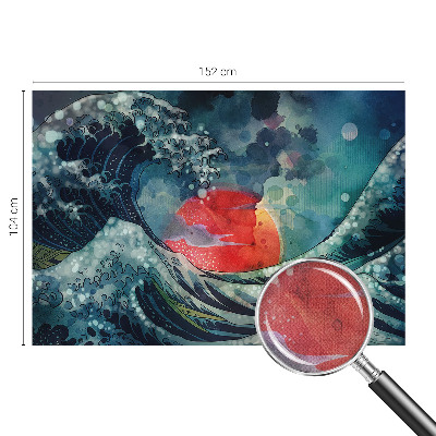 Fototapeta samoprzylepna z nadrukiem o motywie oceanicznego wschodu