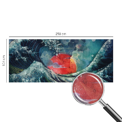 Fototapeta samoprzylepna z nadrukiem o motywie oceanicznego wschodu