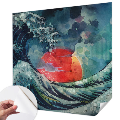Fototapeta samoprzylepna z nadrukiem o motywie oceanicznego wschodu