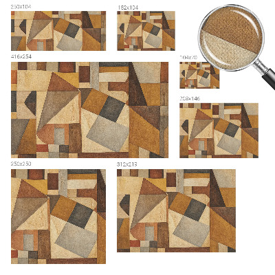 Fototapeta na ścianę z motywem abstrakcji geometrycznej