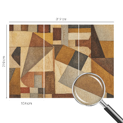 Fototapeta na ścianę z motywem abstrakcji geometrycznej