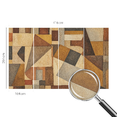 Fototapeta na ścianę z motywem abstrakcji geometrycznej