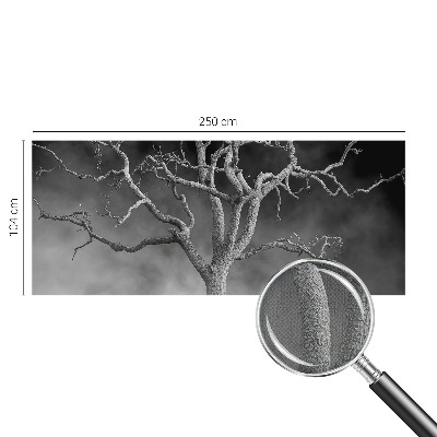 Fototapeta samoprzylepna do sypialni z motywem mglistych drzew