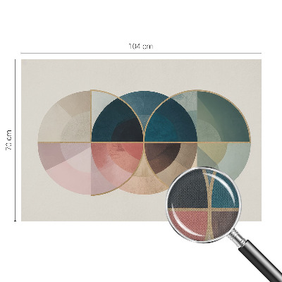 Dekoracyjna fototapeta na ścianę o geometrycznym, eleganckim wzorze