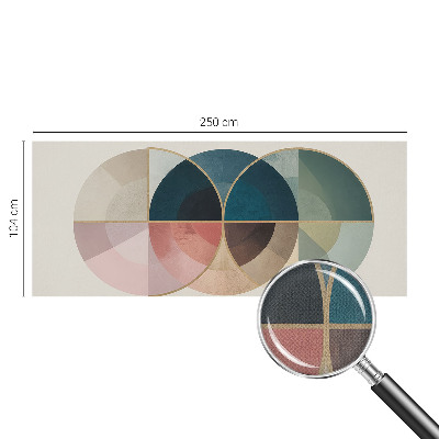 Dekoracyjna fototapeta na ścianę o geometrycznym, eleganckim wzorze