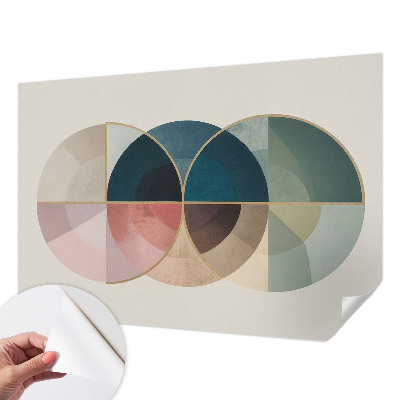 Dekoracyjna fototapeta na ścianę o geometrycznym, eleganckim wzorze