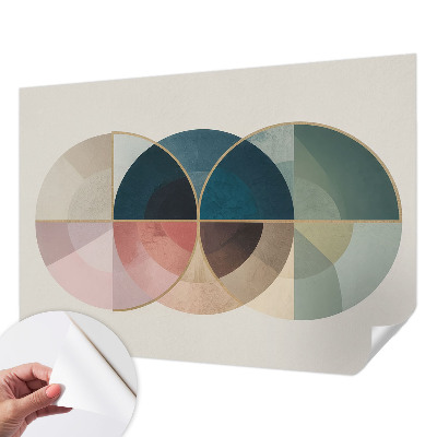 Dekoracyjna fototapeta na ścianę o geometrycznym, eleganckim wzorze