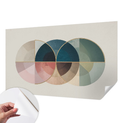 Dekoracyjna fototapeta na ścianę o geometrycznym, eleganckim wzorze