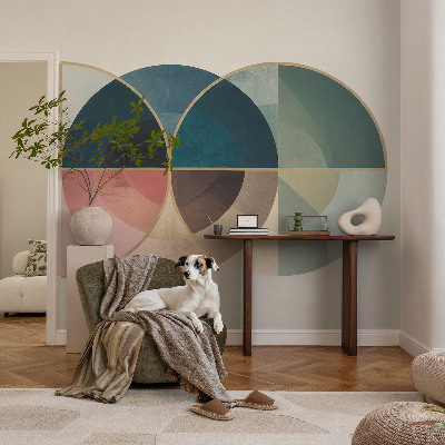 Dekoracyjna fototapeta na ścianę o geometrycznym, eleganckim wzorze