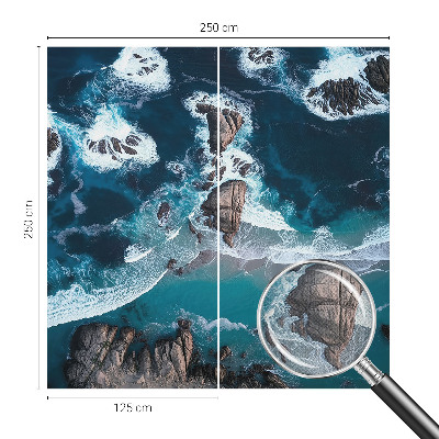 Tapeta fotograficzna z motywem oceanicznych fal