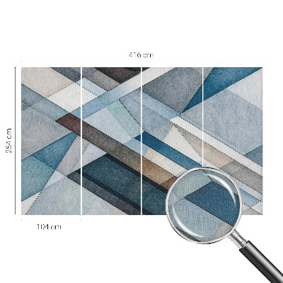 Fototapeta na ścianę z motywem abstrakcyjnej geometrii