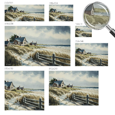 Fototapeta samoprzylepna do sypialni z motywem wydm plażowych