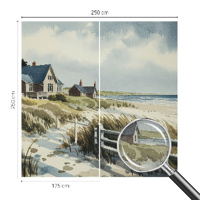 Fototapeta samoprzylepna do sypialni z motywem wydm plażowych