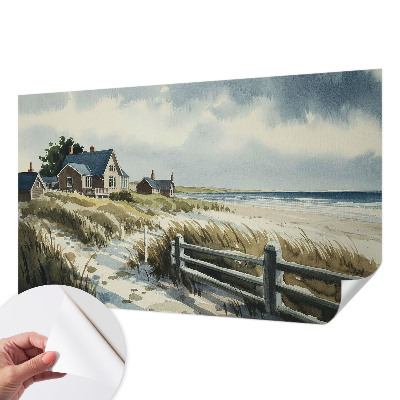 Fototapeta samoprzylepna do sypialni z motywem wydm plażowych