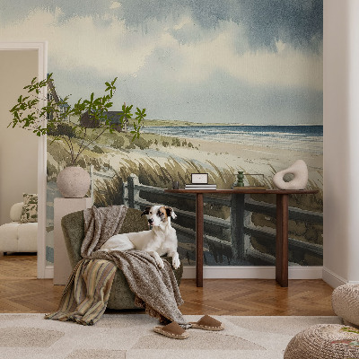 Fototapeta samoprzylepna do sypialni z motywem wydm plażowych