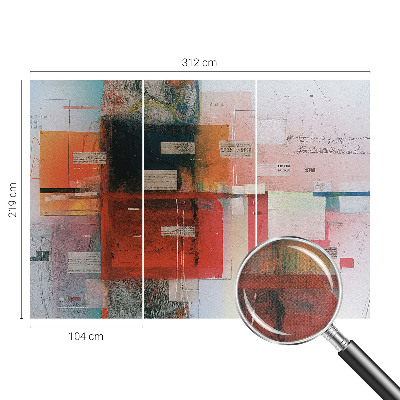 Tapeta fotograficzna samoprzylepna z abstrakcyjną kompozycją