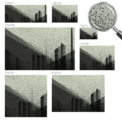 Dekoracyjna fototapeta na ścianę z motywem geometrycznego miasta
