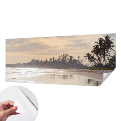 Fototapeta samoprzylepna do sypialni z motywem przedstawiającym plażowy poranek