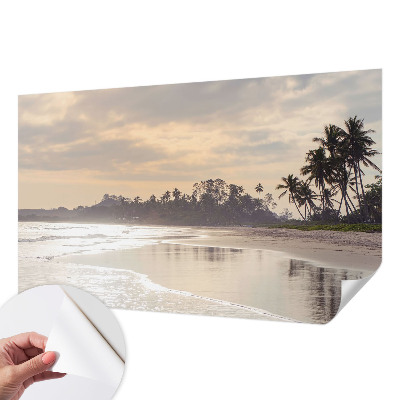 Fototapeta samoprzylepna do sypialni z motywem przedstawiającym plażowy poranek