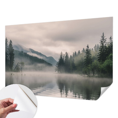 Tapeta fotograficzna samoprzylepna z motywem nastrojowego jeziora