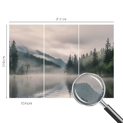 Tapeta fotograficzna samoprzylepna z motywem nastrojowego jeziora
