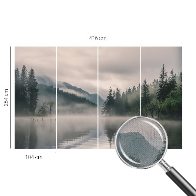 Tapeta fotograficzna samoprzylepna z motywem nastrojowego jeziora
