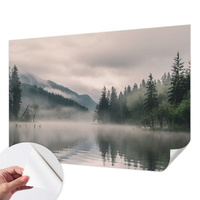 Tapeta fotograficzna samoprzylepna z motywem nastrojowego jeziora
