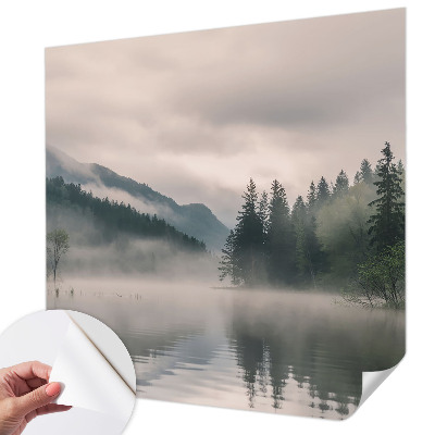 Tapeta fotograficzna samoprzylepna z motywem nastrojowego jeziora