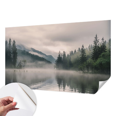 Tapeta fotograficzna samoprzylepna z motywem nastrojowego jeziora