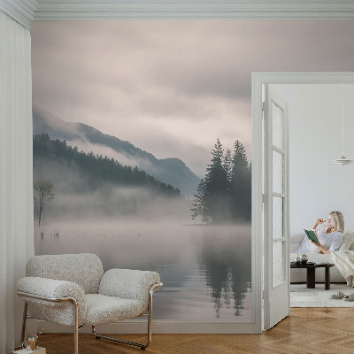 Tapeta fotograficzna samoprzylepna z motywem nastrojowego jeziora