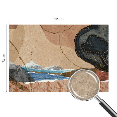 Fototapeta na ścianę z abstrakcyjnym pejzażem