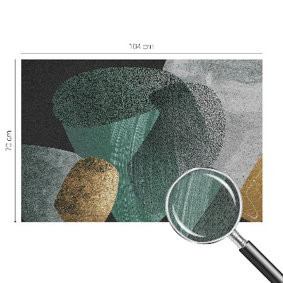 Fototapeta samoprzylepna z nadrukiem z abstrakcyjnym geometrycznym wzorem