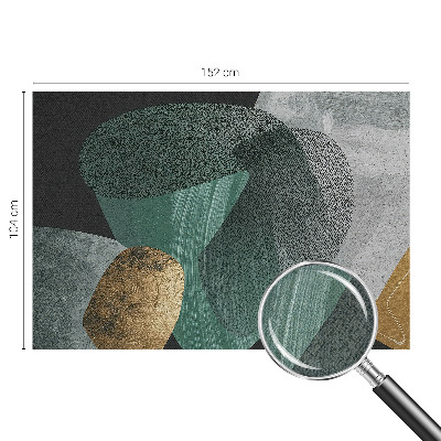 Fototapeta samoprzylepna z nadrukiem z abstrakcyjnym geometrycznym wzorem