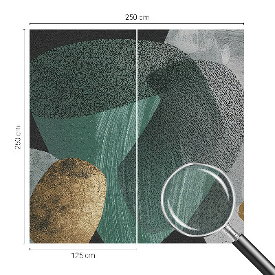 Fototapeta samoprzylepna z nadrukiem z abstrakcyjnym geometrycznym wzorem