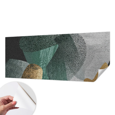 Fototapeta samoprzylepna z nadrukiem z abstrakcyjnym geometrycznym wzorem