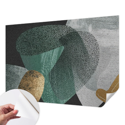 Fototapeta samoprzylepna z nadrukiem z abstrakcyjnym geometrycznym wzorem