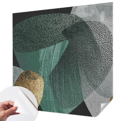 Fototapeta samoprzylepna z nadrukiem z abstrakcyjnym geometrycznym wzorem